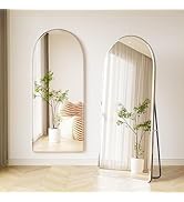 Amazon.co.jp: 全身鏡 姿見鏡 2Way アルミフレーム アーチ型 飛散防止