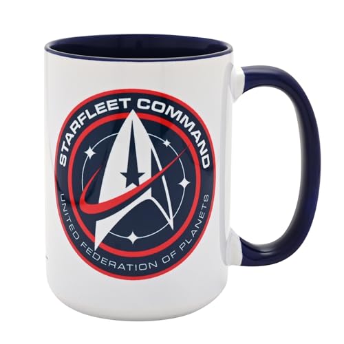 Star Trek Starfleet Command Tasse (444 ml) | Offizielles Star Trek Merchandise für Fans und Sammler