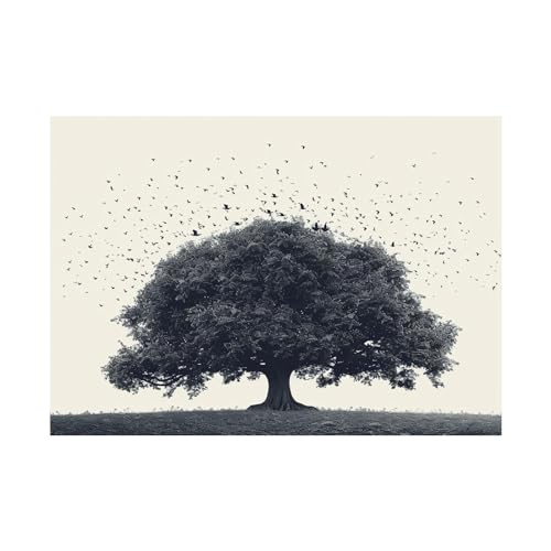 Poster botanique sur toile intissee 80x120cm pour creer un salon apaisant