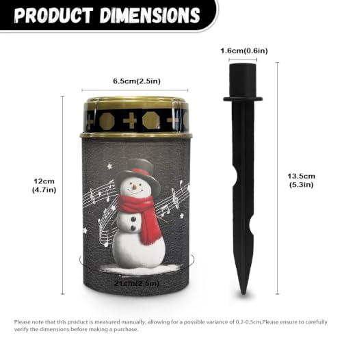Image of Christmas Waterproof Cemetery Solar Lights