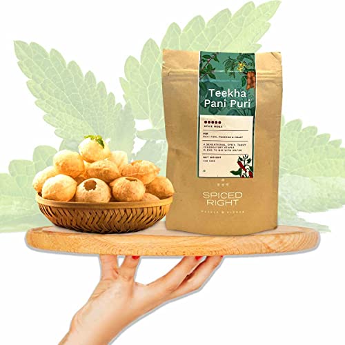 Image of Spiced Right Teekha Pani Puri Masala | Pack of 4 | 200g |Elevate Your Golgappa Experience with Authentic Instant Mix of Natural Indian Spices.