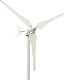 Windturbinen-Bausatz 200W Windgenerator 12V 24V mit kohlefaserverstärktem Kunststoffblatt Windkraftanlage Niedrige Windgeschwindigkeit Starten von Windkraftanlagen(24V)