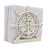 THDC Nautical Napkin Holder, Lunch, Dinner, Nautical Collection Napkin Holder, Made Of Metal (Anchor Distress Ivory) 41OmkgOr L. SS100