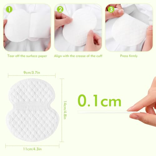 Sh·Atm [120 Pcs] Armpit Sweat Pads For Women And Man, Underarm Sweat Pads For Sweating Women thumb #3