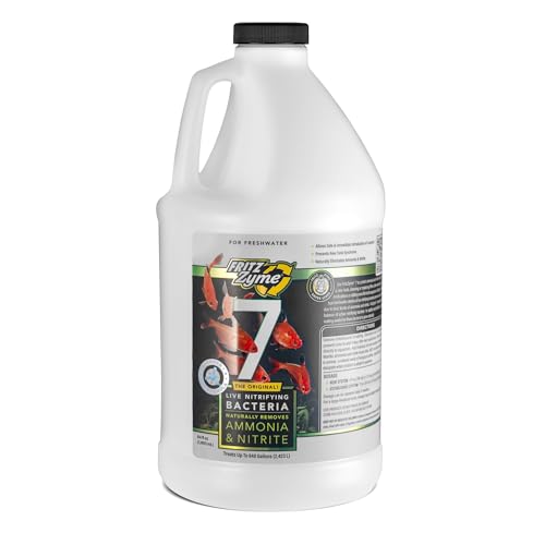 Image of Fritz Aquatics FritzZyme 7 Live Nitrifying Bacteria Naturally Removes Amonia & Nitrite for Freshwater Fish (64-Ounce)