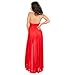 Red Sexy NightGown Lingeire Elegant Noble Stain, G-String Thong, Baby Doll Nightwear Sexy Pajamas,Red,One Size