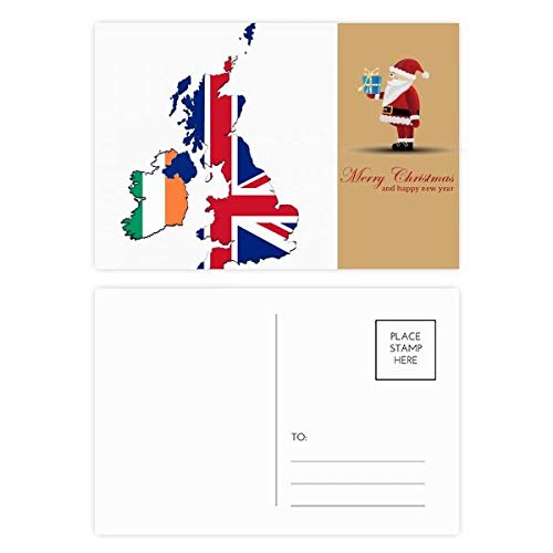 Irlande et Royaume-Uni en cartes postales Union Jack pour collectionneurs de papeterie