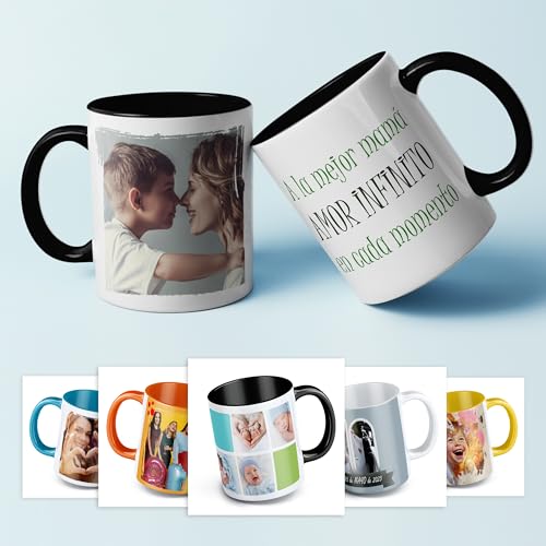 M&G PRINT Taza Personalizada Cerámica con Fotos y Textos | Diseños COLECCIÓN 2024 | Ideal para Regalos Especiales - Personalización Única (Diver 3)