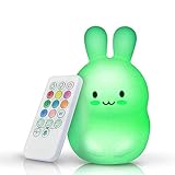 ✿ 【El maravilloso regalo para niños】 Buena luz nocturna adecuada para la mesita de noche en la habitación del niño. En otras palabras, los clientes solían encontrar este producto: lamparas habitacion, conejo, regalos bebe, decoracion habitacion bebe, lampara mesa infantil, regalos recien nacidos, iluminacion infantil