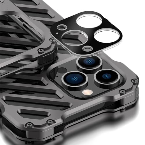 Coque Dissipation Thermique pour iPhone 14 Pro Pare-Chocs Métal - 5
