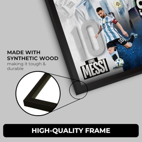 Image of Funk You Store Poster | Framed F1 Car A4 Sized (31 x 23 cm) | F1 Poster | n Car Posters for Wall, Gift for Boys, Formula 1 Frames | Formula 1 Frame (Messi Argentina)