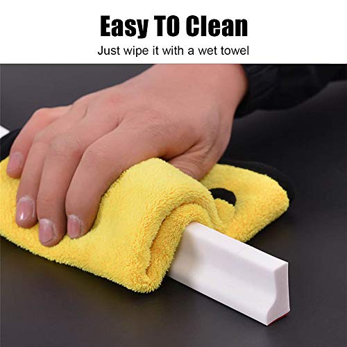 image for Ejoycos Collapsible Bathroom Water Stopper Flood Barrier Rubber Dam Si