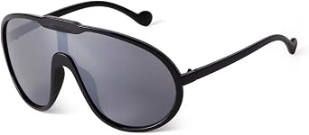 Trendy Oversized Sunglasses for Women Men Fashion Shield Big Aviator Sun Glasses UV400 Protection Goggles