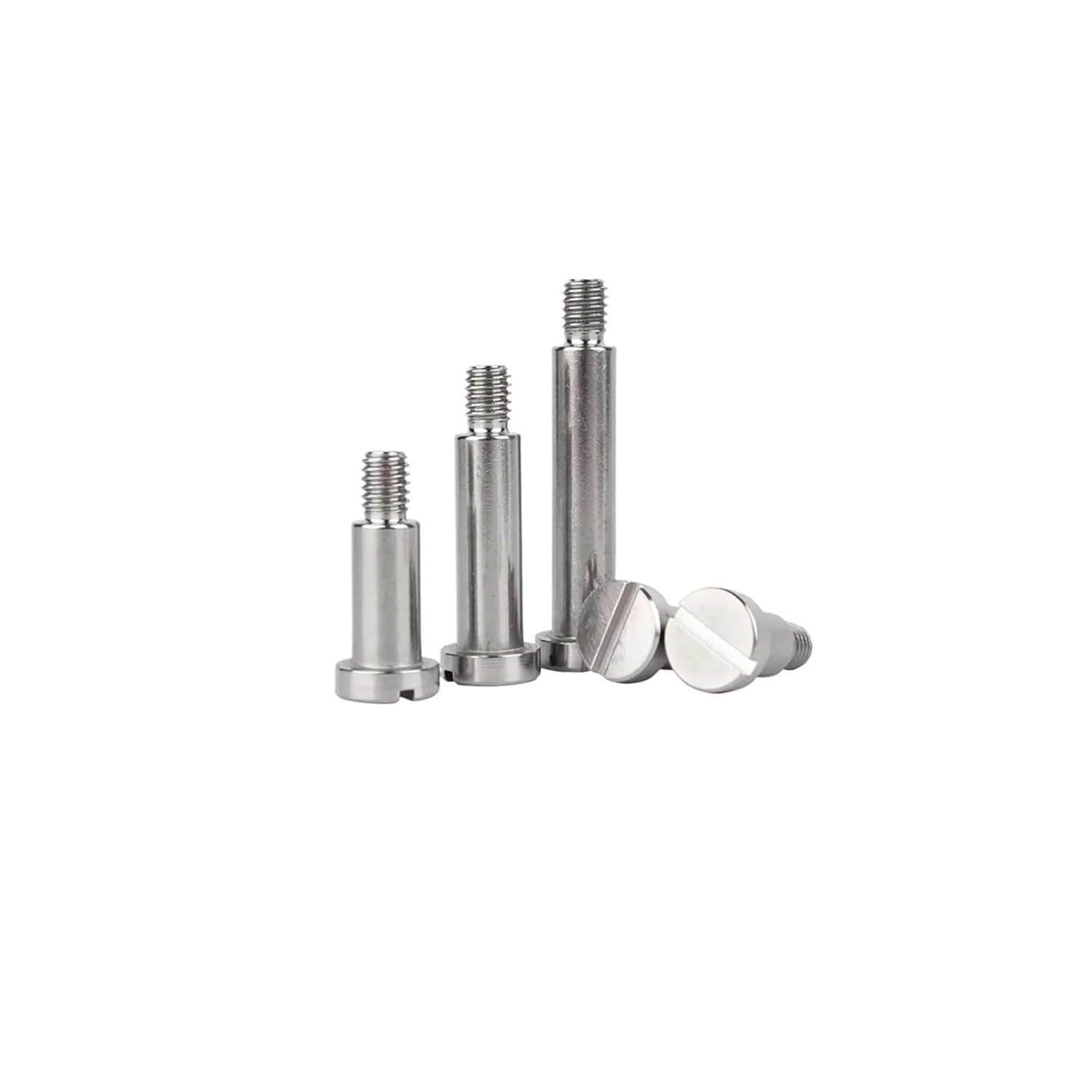 5PCS 304 Stainless Steel Flat Plug Screw/Shoulder Shaft Position Screw Cylindrical Head/Limit Step Bolt(M2.5X3.5X6)