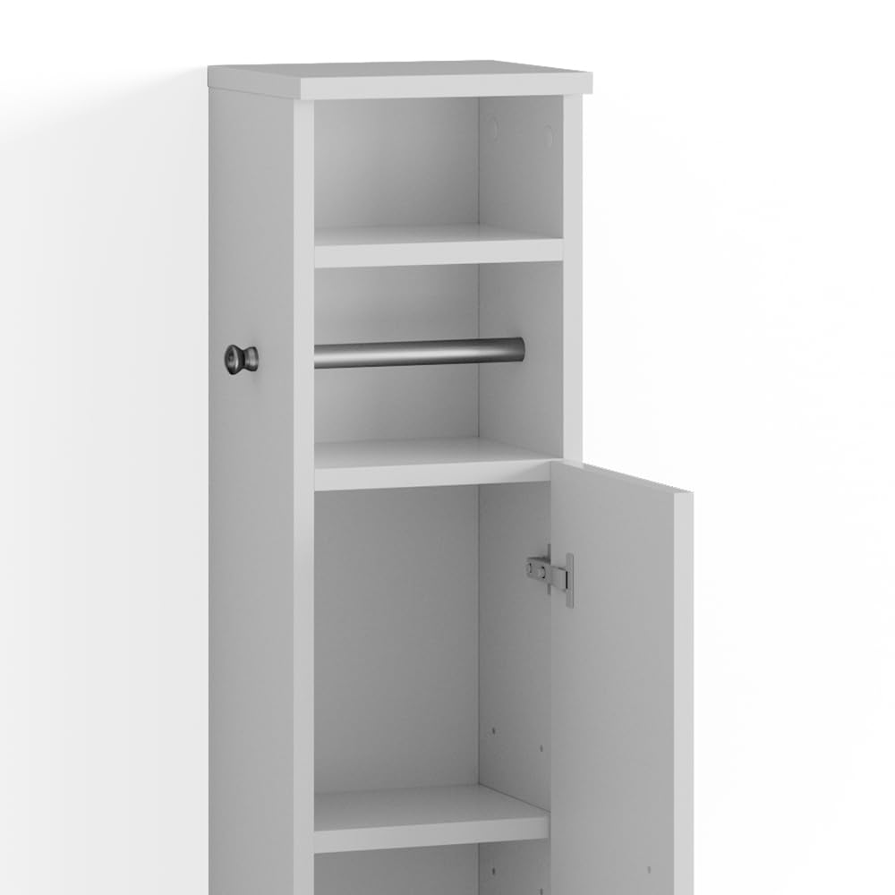 Vicco Semi-height cabinet Enga, White, 23 x 90 cm