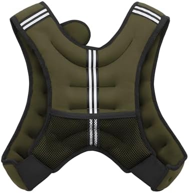 VIVITORY Weighted Vest Workout Equipment, 11lbs/18lbs Body Weight Vest for Men, Women, Strength Training, Running, Fitness, Muscle Building, Weight Loss, Weight lifting 2