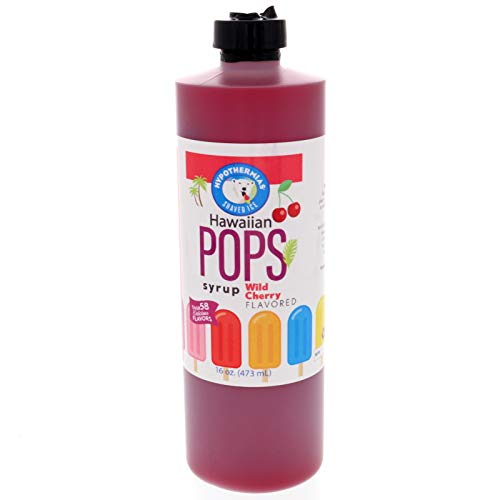 Hawaiian Pops kit snow cone syrups in a kids snacks variety pack - 3 flavor syrups (Cola, Blue Raspberry and Wild Cherry). Includes mold to make your own ice pops at home - Thumbnail 4