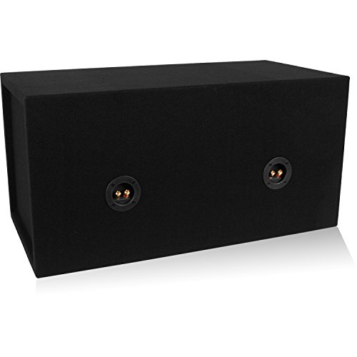 Image of BELVA MDFD12 Dual 12-inch Car Subwoofer Box Sealed 3 /4-inch MDF Prelined Polyfil
