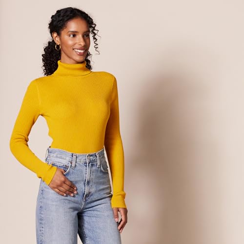 Amazon Essentials Women's Slim-Fit Lightweight Long-Sleeve Turtleneck Sweater2