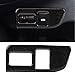 Acouto Carbon Fiber Car Rear Trunk Switch Control Botton Cover Trim for Toyota 86 Subaru BRZ 13-18