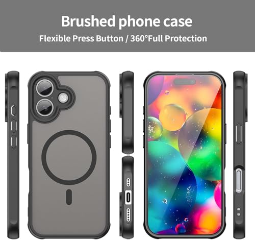 Image of Case Cover for iPhone 17 (Frosted Black with MagSafe, iPhone 17)
