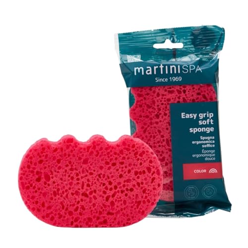 MartiniSPA Massage Color Spugna Coccola con Impugnatura Ergonomica, Colori Assortiti - 15 g