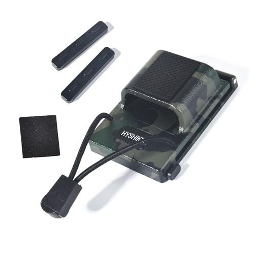 HYSHIKRA Clip da cintura a due vie per walkie talkie smontaggio rapido accessori per cintura, per radio palmare/microfono/altoparlante radio mobile, compatibile con Baofeng Motorola Quansheng