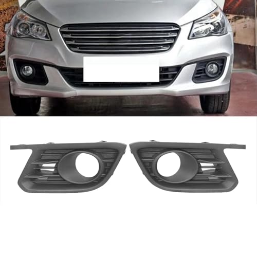 Bisel rejilla de luz antiniebla compatible con Suzuki Ciaz 2015 a 2017 par 2