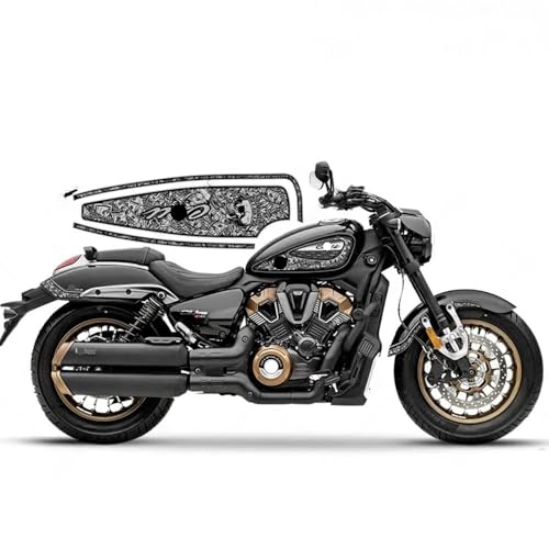 Autocollant réservoir moto CU625 style vintage pour vos roadtrips - 6