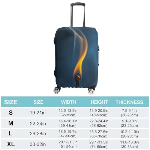 Image of Matchsticks Luggage Cover, Washable Elastic Suitcase Cover Protector Fit 18-32 Inch Luggage2
