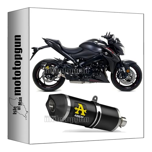 Pot echappement Arrow Suzuki GSX-S 1000 silencieux Race-Tech alu noir 71828AKN carby