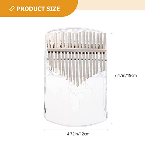 BIENKA 1 Set Kalimba Pouce Piano 17 Touches Cristal Acrylique Doigt Piano Main Piano Marimba Portable Instrument De… - Les Beatles, Paul McCartney, John Lennon, RIngo Starr, George Harrison BIENKA 1 Set Kalimba Pouce Piano 17 Touches Cristal Acrylique Doigt Piano Main Piano Marimba Portable Instrument De… – Image 8