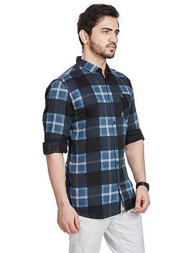 Image of BE ACTIVE Cotton Casual Checks Shirts for Men|| Casual Shirts for Men|| Mens Casual Shirts Full Sleeve