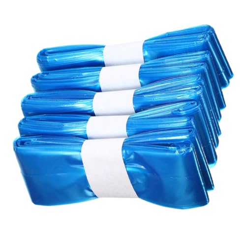 HONMEET 5 Rolls Diaper Pail Trash Bag Nappy Garbage Bags Diaper Pail Unscented Bags Nappy Bin Liners Refills Diaper Garbage Bags Potty Chair Liners Bags Disposal Diaper Pail Liners Blue or