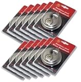 12 Pack Wholesale Lot- DISC PADLOCK 70mm Steel Armor Storage Trailer Round lock
