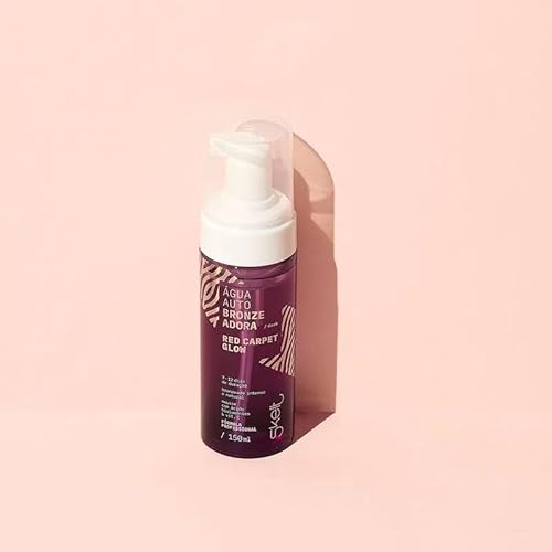 Água Auto bronzeadora Red Carpet Glow Dark Skelt 150ml