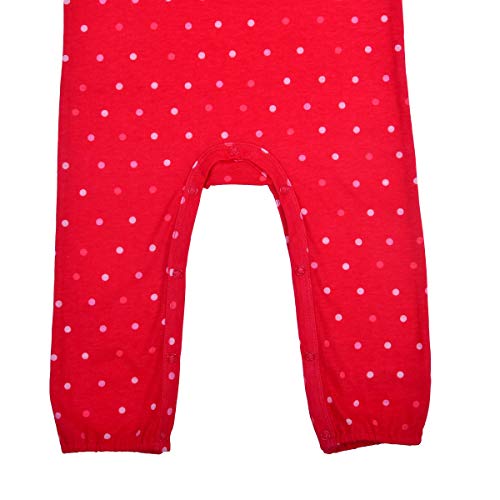 Disney Minnie Mouse Girls’ Coverall Hooded Bodysuit For Newborn And Infant – Red #TOP3