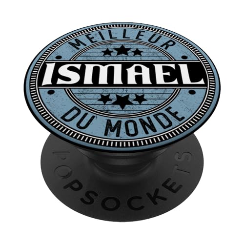Ismael | Meilleur Ismael du Monde | Hommes & Garçons PopSockets PopGrip Interchangeable