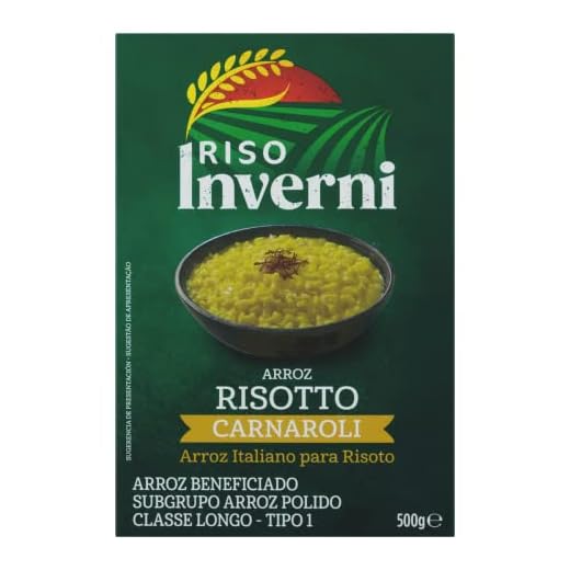 Arroz Risotto Carnaroli italiano - Riso Inverni Tipo 1 500g