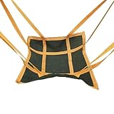 Reusable Cargo Lifting Pad Net - Heavy Duty Nylon Lifting Net with Reinforced Handles for Industrial Dock Handling(120x120cm)