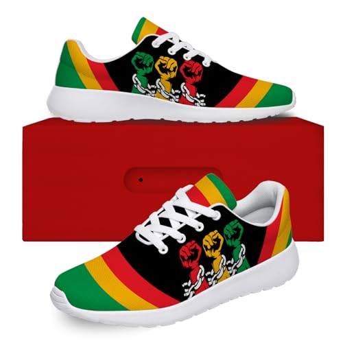 Women's Men's Juneteenth Shoes Running Tennis Shoes African Sneakers Gifts for Mom Dad2