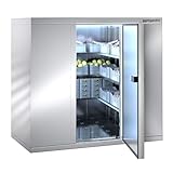 GGM Gastro | KF1815E | Edelstahl Kühlzelle - 1800x1500-4,06m³