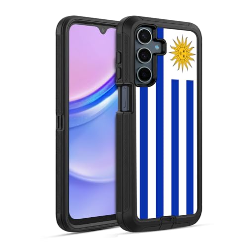 Coque Samsung A15 Uruguay Football Étui Antichoc Idéal pour les Jours de Match au Stade