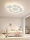 ZEKEI kinderzimmer lampe decke，wolkenlampe mit Fernbedienung, Stufenloses Dimmen wolke deckenlampe，kinder deckenlampe Mit Nachtlichtfunktion, 45cm