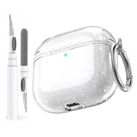 Amazon | AhaStyle クリア AirPods 5/4 ケース クリーニングキット付き