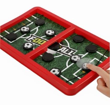 Krishnova String Puck Football Game | Table Board Game | Fastest Fingers | First Fast String Puck Board Game for Kids & Adults | Toys for Boys & Girls, Table Football