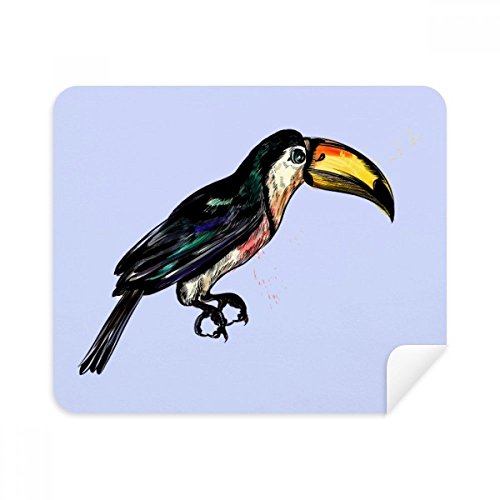 Chiffon oiseaux tropicaux pour nettoyer vos lunettes au quotidien