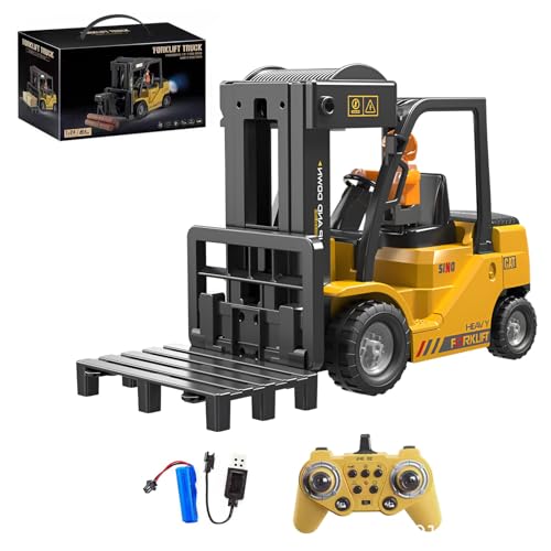 [starrycoo]11�`�����l��RC�t�H�[�N���t�g 2.4GHz RC���@�y���������� �y���X�v���[���ʁz�~�j 1:24�X�P�[�� �d�����݃g���b�N�������� 10KM/h�[�d���o�b�e���[ 3�Έȏ� �j�� �q�� ���݊ߋ� �v���[���g �͌^���D�ƕK��