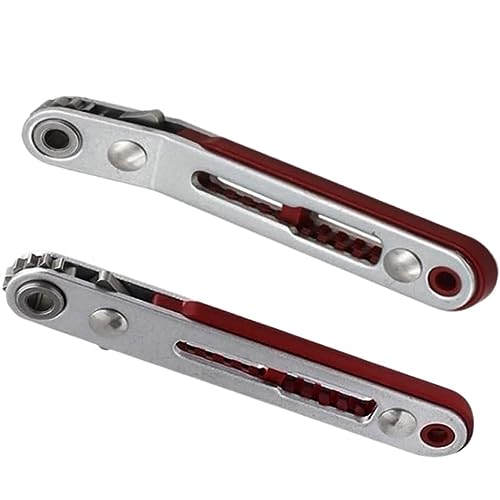 BBTISG Mini-Ratschen-Schraubendreher, 90 Grad, Mini-Mikro-Ratsche, Sechskant, Zwei-Wege-Ratsche, Flachkopf-Schraubendreher, 2 Stück