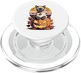 Photo Gallery halloween retro siamese cat meezer popsockets popgrip per magsafe Photo Gallery halloween retro siamese cat meezer popsockets popgrip per magsafe